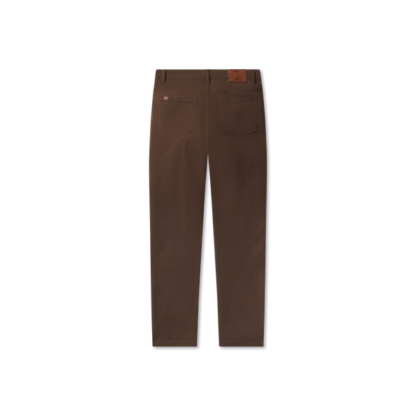 Dark Brown Brazos | Brazos Stretch Twill Pant | Back