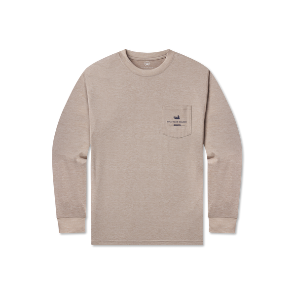 Burnt Taupe | FieldTec™ Heathered Performance Tee | Speckled Sunset