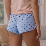 Light Blue with Navy Ducks | lifestyle back