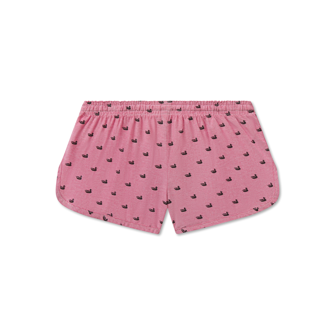 Red with Black Ducks | Back