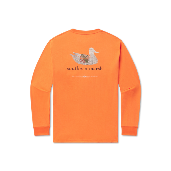 Orange | Authentic Heritage Tee | Oklahoma | Long Sleeve