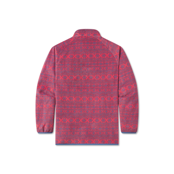 Red and French Blue Flurry | Back