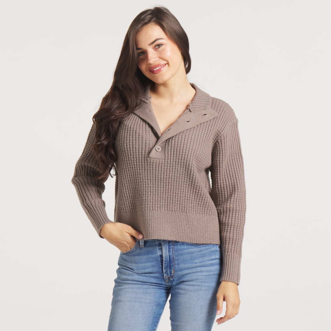 Burnt            Taupe | on model front