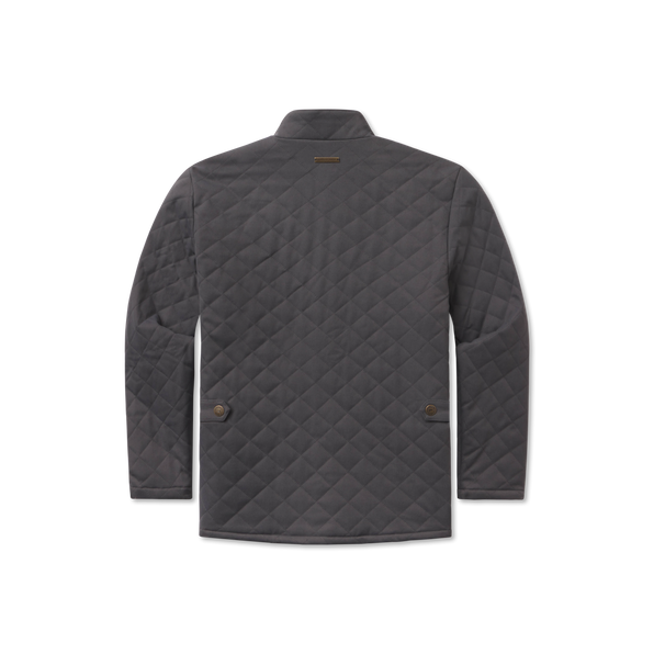 Light  Gray Quilted | Back