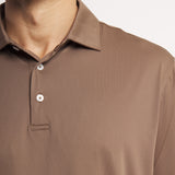 Stone Brown | On Model | Buttoned Collar Detail