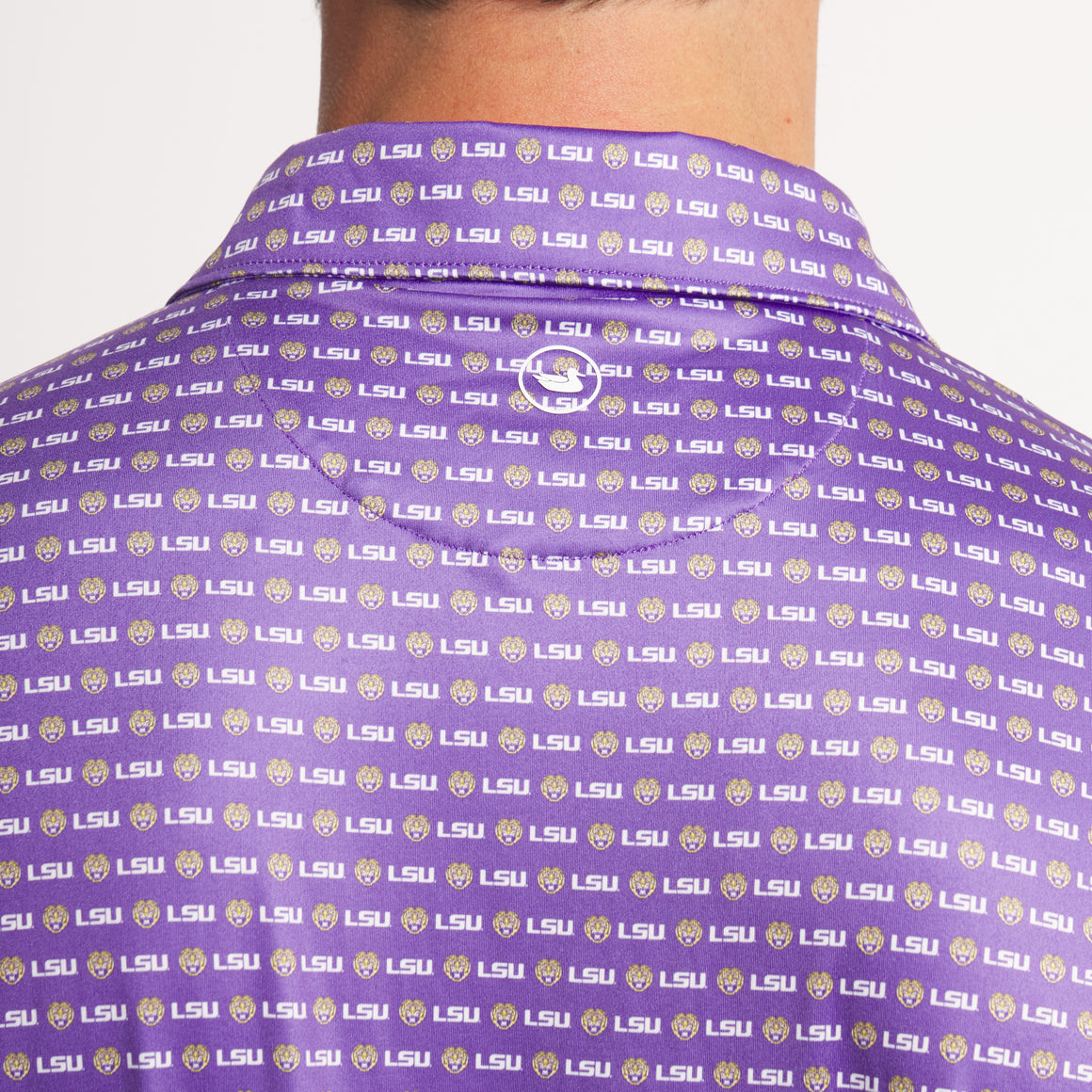 Purple Lsu Pattern | ON MODEL | LOGO