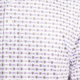 White Lsu Pattern | ON MODEL | PRINT CLOSE UP