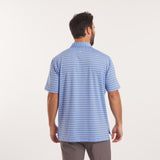 French Blue & Mint Stripe | On Model | Back