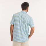 Lilac Lime & Teal Stripe | On Model Back