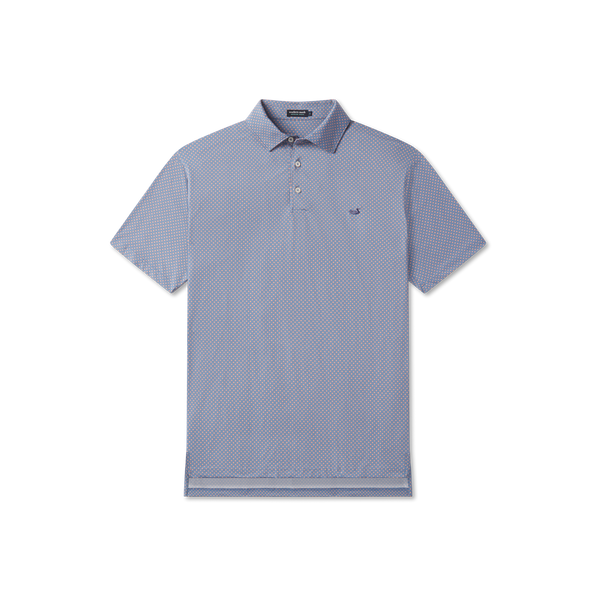 French  Blue and  Peach| Front