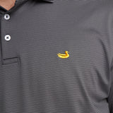 Black & Dark Gray Stripe | ON MODEL | LOGO