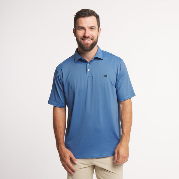 Navy & French Blue Stripes | ON MODEL | FRONT