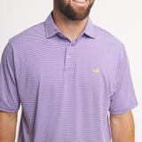Purple & White Stripe | ON MODEL | DETAIL