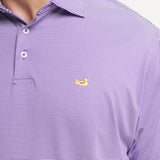 Purple & White Stripe | ON MODEL | LOGO