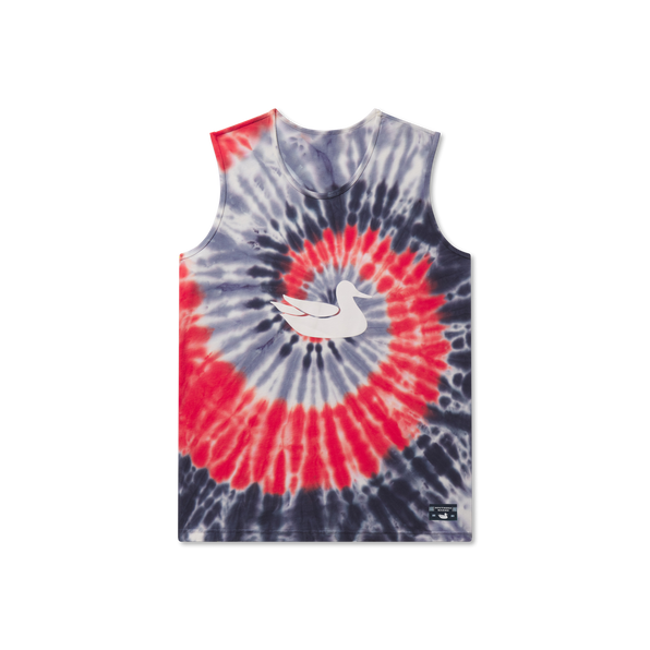 Red White and Blue Tie Dye