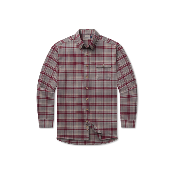 Maroon & Dark Gray Flannel | Front