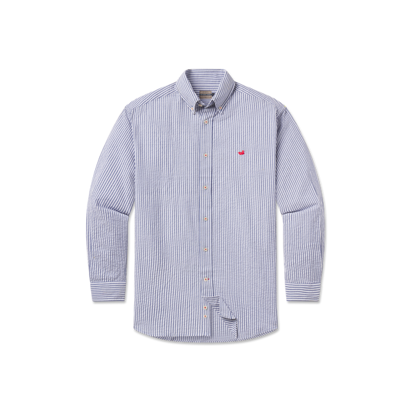 Navy Seersucker | Front