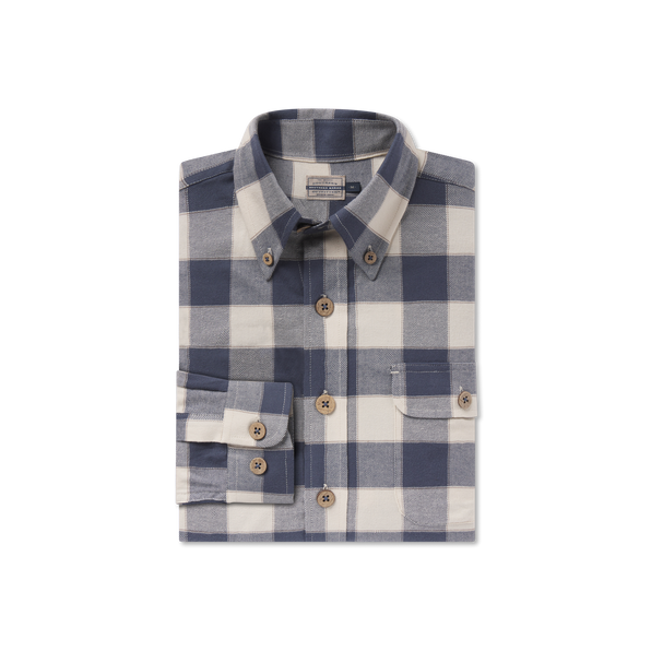 White & Slate Flannel