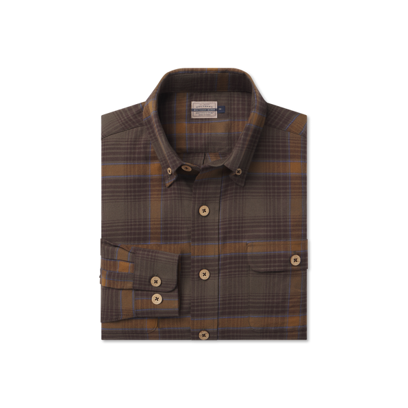 Dark Olive & Stone Brown Plaid 