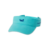 Washed Antigua Blue Visor with Slate Duck