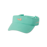 Washed Bimini Green Visor with Melon Duck