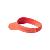 Washed Coral Visor with Navy Duck | Side