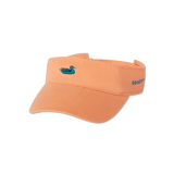 Washed Melon Visor with Squall Green Duck