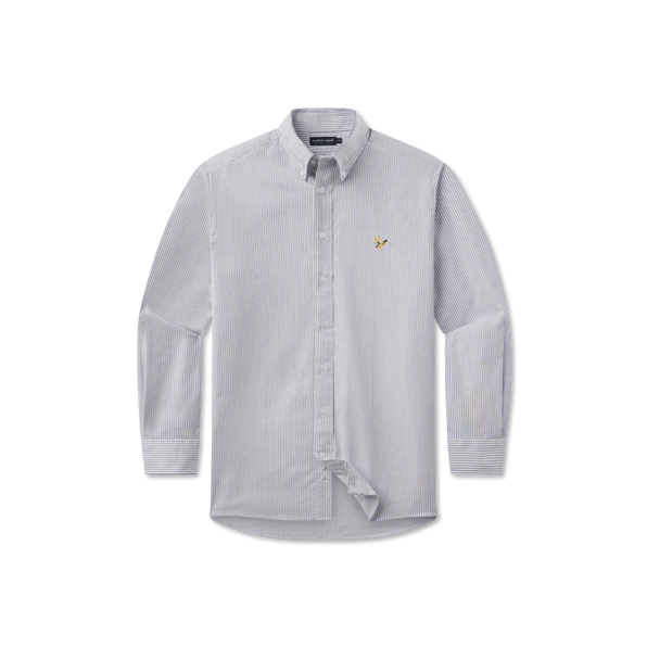 White & Blue Oxford Stripe | Front