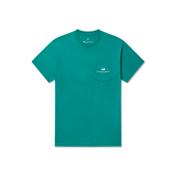 Teal | Expedition Series Tee | Giraffe | Front
