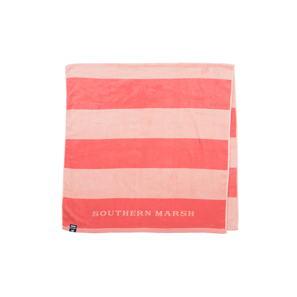 Coral and Peach Stripes