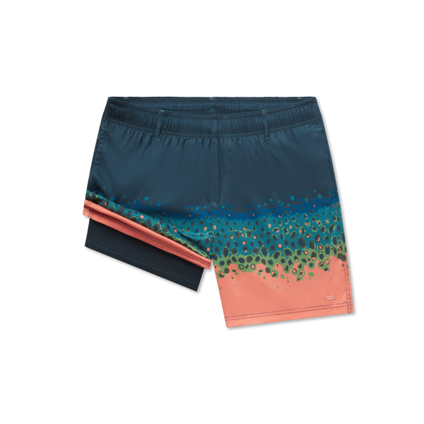 Teal and  Peach | Liner