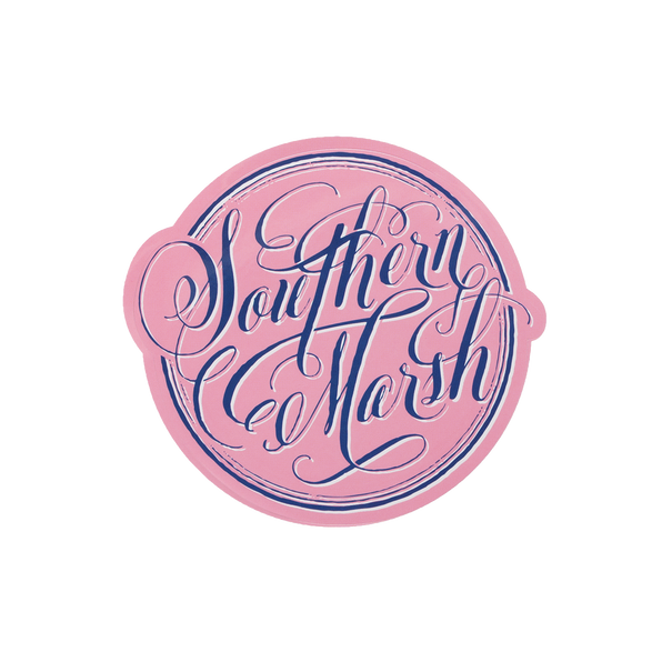 Pink with Navy Sticker