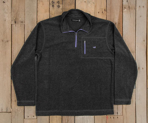 Midnight Gray with Iris | FieldTecª Dune Performance Pullover | Essential Styles