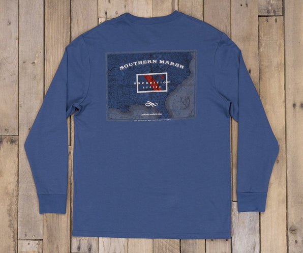 Bluestone | Expedition Series Tee | Flag | Long Sleeve