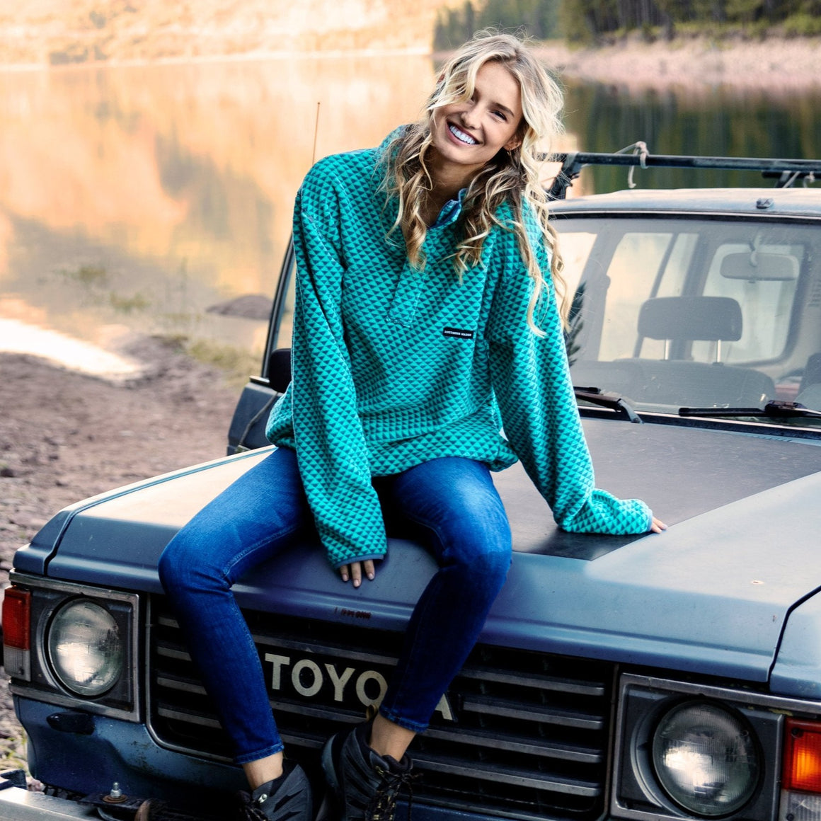 Slate and Mint | Arapaho Fleece Pullover