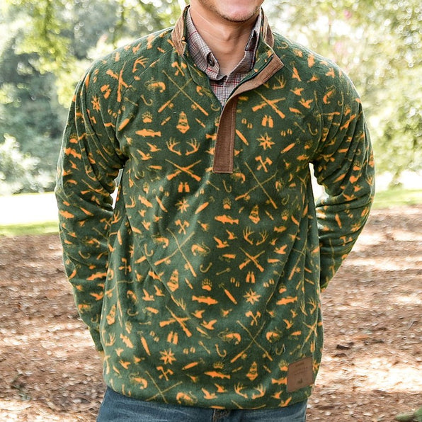 Dark Green and Neon Orange Woods | LS