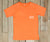 Orange with Purple-White | Youth Authentic Collegiate Tee | Short Sleeve | Front